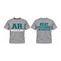 AR Grey Shirt Front and Back Prints