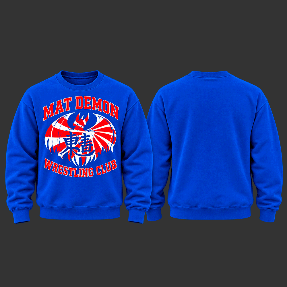 Mat Demon Blue Crewneck